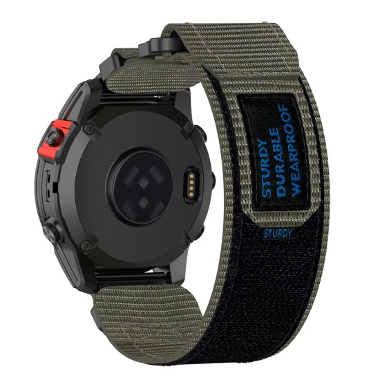 Curea pentru Garmin Fenix 3/3 HR/5X/5X Plus/6X/6X Pro/7X/7X Pro Solar - Techsuit Watchband QuickFit (W057) - Gray