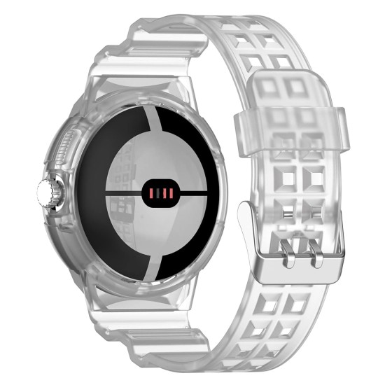 Curea pentru Google Pixel Watch / Watch 2 / Watch 3 41mm - Techsuit Watchband (W065) - Clear
