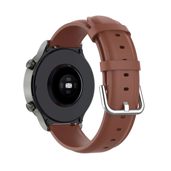 Curea pentru Huawei Watch GT 2 (46mm)/GT 2 Pro/GT 3 Pro (46mm)/Ultimate, Xiaomi Watch S1 - Techsuit Watchband (W007PU) - Brown Curea pentru Huawei Watch GT 2 (46mm)/GT 2 Pro/GT 3 Pro (46mm)/Ultimate, Xiaomi Watch S1 - Techsuit Watchband (W007PU) - Brown