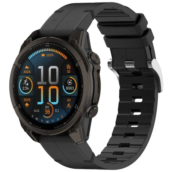 Curea pentru Instinct 2S/2S Solar/Approach S70 42mm/fenix 7S Pro Sapphire Solar - Techsuit Watchband QuickFit 20mm (W071) - Black Curea pentru Instinct 2S/2S Solar/Approach S70 42mm/fenix 7S Pro Sapphire Solar - Techsuit Watchband QuickFit 20mm (W071) - Black