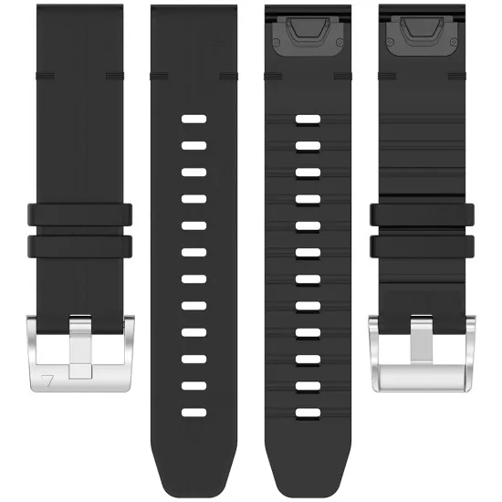 Curea pentru Instinct 2S/2S Solar/Approach S70 42mm/fenix 7S Pro Sapphire Solar - Techsuit Watchband QuickFit 20mm (W071) - Black Curea pentru Instinct 2S/2S Solar/Approach S70 42mm/fenix 7S Pro Sapphire Solar - Techsuit Watchband QuickFit 20mm (W071) - Black