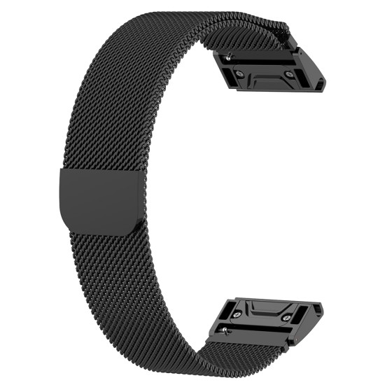 Curea pentruInstinct 2S/2S Solar/Approach S70 42mm/Forerunner 220/230/235/630/735 - Techsuit Watchband QuickFit 20mm (W009) - Black