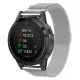 Curea pentru Instinct 2S/2S Solar/Approach S70 42mm/Forerunner 220/230/235/630/735 - Techsuit Watchband QuickFit 20mm (W009) - Silver Curea pentru Instinct 2S/2S Solar/Approach S70 42mm/Forerunner 220/230/235/630/735 - Techsuit Watchband QuickFit 20mm (W009) - Silver