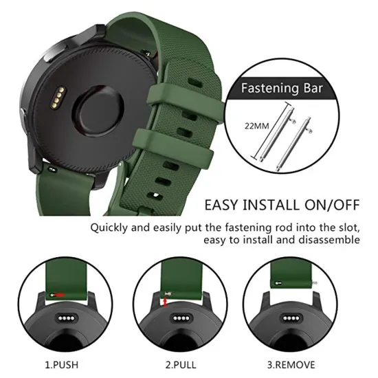 Curea pentru Samsung Galaxy Watch 4/5/Active 2, Huawei Watch GT 3 (42mm)/GT 3 Pro (43mm) - Techsuit Watchband 20mm (W006) - Green Curea pentru Samsung Galaxy Watch 4/5/Active 2, Huawei Watch GT 3 (42mm)/GT 3 Pro (43mm) - Techsuit Watchband 20mm (W006) - Green