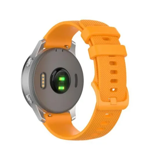 Curea pentru Samsung Galaxy Watch 4/5/Active 2, Huawei Watch GT 3 (42mm)/GT 3 Pro (43mm) - Techsuit Watchband 20mm (W006) - Orange Curea pentru Samsung Galaxy Watch 4/5/Active 2, Huawei Watch GT 3 (42mm)/GT 3 Pro (43mm) - Techsuit Watchband 20mm (W006) - Orange