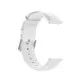 Curea pentru Samsung Galaxy Watch 4/5/Active 2, Huawei Watch GT 3 (42mm)/GT 3 Pro (43mm) - Techsuit Watchband 20mm (W007PU) - White