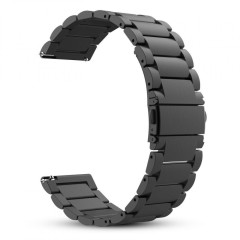 Curea pentru Samsung Galaxy Watch 4/5/Active 2, Huawei Watch GT 3 (42mm)/GT 3 Pro (43mm) - Techsuit Watchband 20mm (W010) - Black Curea pentru Samsung Galaxy Watch 4/5/Active 2, Huawei Watch GT 3 (42mm)/GT 3 Pro (43mm) - Techsuit Watchband 20mm (W010) - Black