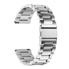 Curea pentru Samsung Galaxy Watch 4/5/Active 2, Huawei Watch GT 3 (42mm)/GT 3 Pro (43mm) - Techsuit Watchband 20mm (W010) - Silver Curea pentru Samsung Galaxy Watch 4/5/Active 2, Huawei Watch GT 3 (42mm)/GT 3 Pro (43mm) - Techsuit Watchband 20mm (W010) - Silver