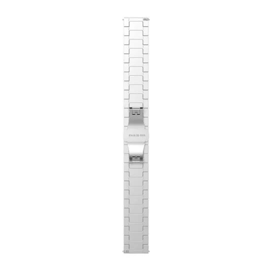 Curea pentru Samsung Galaxy Watch 4/5/Active 2, Huawei Watch GT 3 (42mm)/GT 3 Pro (43mm) - Techsuit Watchband (W012) - Silver