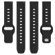 Curea pentru Samsung Galaxy Watch 4/5/Active 2, Huawei Watch GT 3 (42mm)/GT 3 Pro (43mm) - Techsuit Watchband (W050) - Black Curea pentru Samsung Galaxy Watch 4/5/Active 2, Huawei Watch GT 3 (42mm)/GT 3 Pro (43mm) - Techsuit Watchband (W050) - Black