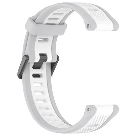Curea pentru Samsung Galaxy Watch 4/5/Active 2, Huawei Watch GT 3 (42mm)/GT 3 Pro (43mm) - Techsuit Watchband (W053) - White Curea pentru Samsung Galaxy Watch 4/5/Active 2, Huawei Watch GT 3 (42mm)/GT 3 Pro (43mm) - Techsuit Watchband (W053) - White