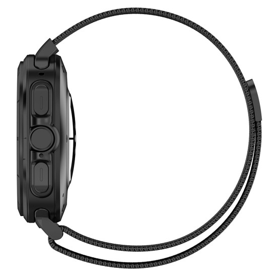 Curea pentru Samsung Galaxy Watch Ultra 47mm - Techsuit Watchband 35mm (W009) - Black