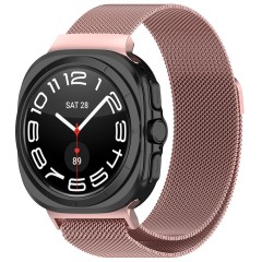 Curea pentru Samsung Galaxy Watch Ultra 47mm - Techsuit Watchband 35mm (W009) - Pink Curea pentru Samsung Galaxy Watch Ultra 47mm - Techsuit Watchband 35mm (W009) - Pink