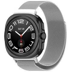Curea pentru Samsung Galaxy Watch Ultra 47mm - Techsuit Watchband 35mm (W009) - Silver Curea pentru Samsung Galaxy Watch Ultra 47mm - Techsuit Watchband 35mm (W009) - Silver
