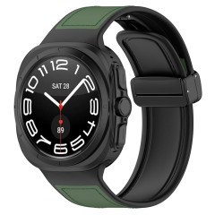 Curea pentru Samsung Galaxy Watch Ultra 47mm - Techsuit Watchband (W056) - Green Curea pentru Samsung Galaxy Watch Ultra 47mm - Techsuit Watchband (W056) - Green