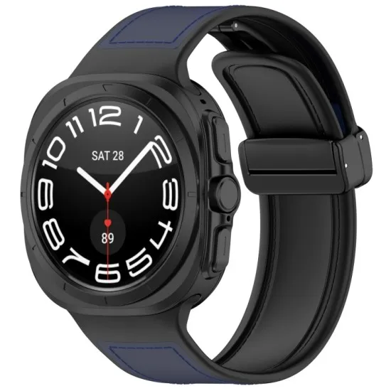 Curea pentru Samsung Galaxy Watch Ultra 47mm - Techsuit Watchband (W056) - Navy Blue Curea pentru Samsung Galaxy Watch Ultra 47mm - Techsuit Watchband (W056) - Navy Blue
