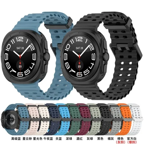 Curea pentru Samsung Galaxy Watch Ultra 47mm - Techsuit Watchband (W062) - Gray Curea pentru Samsung Galaxy Watch Ultra 47mm - Techsuit Watchband (W062) - Gray