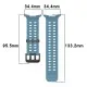 Curea pentru Samsung Galaxy Watch Ultra 47mm - Techsuit Watchband (W062) - Gray Curea pentru Samsung Galaxy Watch Ultra 47mm - Techsuit Watchband (W062) - Gray