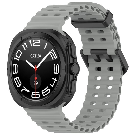 Curea pentru Samsung Galaxy Watch Ultra 47mm - Techsuit Watchband (W062) - Gray