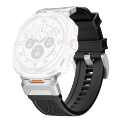 Curea pentru Samsung Galaxy Watch Ultra 47mm - Techsuit Watchband (W068) - Black / Silver Curea pentru Samsung Galaxy Watch Ultra 47mm - Techsuit Watchband (W068) - Black / Silver