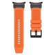 Curea pentru Samsung Galaxy Watch Ultra 47mm - Techsuit Watchband (W068) - Orange / Black