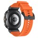 Curea pentru Samsung Galaxy Watch Ultra 47mm - Techsuit Watchband (W068) - Orange / Black