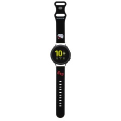 Curea pentru Samsung Watch 4/5, Huawei Watch GT 3 (42mm)/GT 3 Pro (43mm) - Hello Kitty Strap Silicone Kitty Head (HKUWMSCHBLK) - Black Curea pentru Samsung Watch 4/5, Huawei Watch GT 3 (42mm)/GT 3 Pro (43mm) - Hello Kitty Strap Silicone Kitty Head (HKUWMSCHBLK) - Black