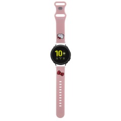 Curea pentru Samsung Watch 4/5, Huawei Watch GT 3 (42mm)/GT 3 Pro (43mm) - Hello Kitty Strap Silicone Kitty Head (HKUWMSCHBLP) - Pink Curea pentru Samsung Watch 4/5, Huawei Watch GT 3 (42mm)/GT 3 Pro (43mm) - Hello Kitty Strap Silicone Kitty Head (HKUWMSCHBLP) - Pink