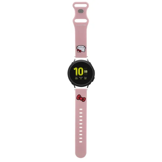 Curea pentru Samsung Watch 4/5, Huawei Watch GT 3 (42mm)/GT 3 Pro (43mm) - Hello Kitty Strap Silicone Kitty Head (HKUWMSCHBLP) - Pink Curea pentru Samsung Watch 4/5, Huawei Watch GT 3 (42mm)/GT 3 Pro (43mm) - Hello Kitty Strap Silicone Kitty Head (HKUWMSCHBLP) - Pink