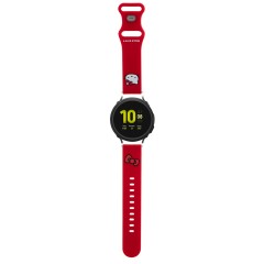 Curea pentru Samsung Watch 4/5, Huawei Watch GT 3 (42mm)/GT 3 Pro (43mm) - Hello Kitty Strap Silicone Kitty Head (HKUWMSCHBLR) - Red Curea pentru Samsung Watch 4/5, Huawei Watch GT 3 (42mm)/GT 3 Pro (43mm) - Hello Kitty Strap Silicone Kitty Head (HKUWMSCHBLR) - Red