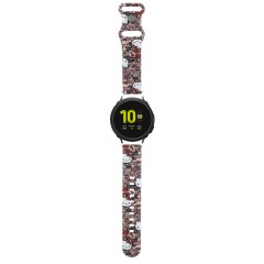 Curea pentru Samsung Watch 4/5, Huawei Watch GT 3 (42mm)/GT 3 Pro (43mm) - Hello Kitty Strap Silicone Tags Graffiti (HKUWMSDGPTP) - Pink Curea pentru Samsung Watch 4/5, Huawei Watch GT 3 (42mm)/GT 3 Pro (43mm) - Hello Kitty Strap Silicone Tags Graffiti (HKUWMSDGPTP) - Pink