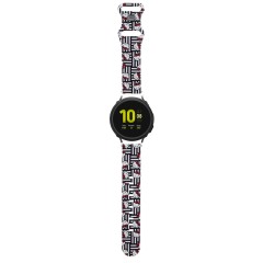 Curea pentru Samsung Watch 4/5, Huawei Watch GT 3 (42mm)/GT 3 Pro (43mm) - Hello Kitty Strap Silicone Tags Graffiti (HKUWMSDIESK) - Black Curea pentru Samsung Watch 4/5, Huawei Watch GT 3 (42mm)/GT 3 Pro (43mm) - Hello Kitty Strap Silicone Tags Graffiti (HKUWMSDIESK) - Black