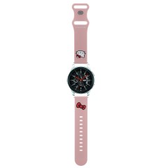 Curea pentru Samsung Watch (46mm)/Watch 3, Huawei Watch GT 2/GT 3 (46mm) - Hello Kitty Strap Silicone Kitty Head (HKUWLSCHBLP) - Pink Curea pentru Samsung Watch (46mm)/Watch 3, Huawei Watch GT 2/GT 3 (46mm) - Hello Kitty Strap Silicone Kitty Head (HKUWLSCHBLP) - Pink