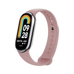 Curea pentru Xiaomi Mi Band 8 / 8 NFC / 9 / 9 NFC - Fixed Silicone Strap - Pink Curea pentru Xiaomi Mi Band 8 / 8 NFC / 9 / 9 NFC - Fixed Silicone Strap - Pink