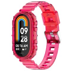 Curea pentru Xiaomi Mi Band 8 / 8 NFC - Techsuit Watchband (W017) - Rose Red Curea pentru Xiaomi Mi Band 8 / 8 NFC - Techsuit Watchband (W017) - Rose Red
