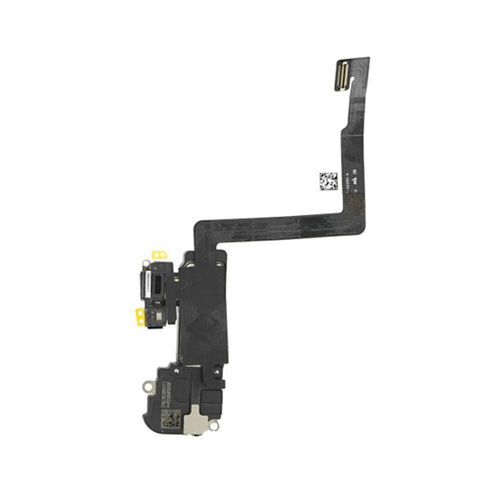 Difuzor Ureche Compatibil cu iPhone 11 Pro Max, cu Senzor Lumina Proximitate si Banda - OEM (14513) - Black