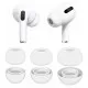 Dopuri din Silicon pentru AirPods Pro 1 / 2, XS, S, L (set 3) - Techsuit (ET1) - White Dopuri din Silicon pentru AirPods Pro 1 / 2, XS, S, L (set 3) - Techsuit (ET1) - White