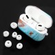 Dopuri din Silicon pentru AirPods Pro 1 / 2, XS, S, L (set 3) - Techsuit (ET1) - White