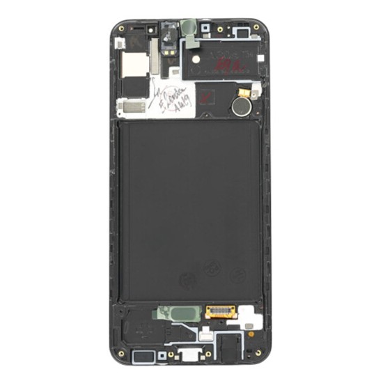 Ecran cu Touchscreen si Rama Compatibil cu Samsung Galaxy A30s (SM-A307) - OEM (19905) - Black Ecran cu Touchscreen si Rama Compatibil cu Samsung Galaxy A30s (SM-A307) - OEM (19905) - Black