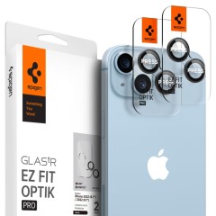 Folie Camera pentru iPhone 14 / 14 Plus (set 2) - Spigen Optik.tR EZ FIT - Black Folie Camera pentru iPhone 14 / 14 Plus (set 2) - Spigen Optik.tR EZ FIT - Black