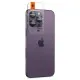 Folie Camera pentru iPhone 14 Pro / 14 Pro Max (set 2) - Spigen Optik.tR EZ FIT - Black