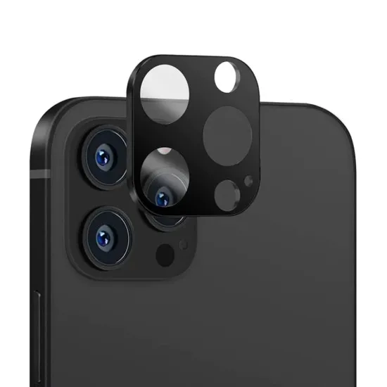 Folie Camera pentru iPhone 14 Pro / 14 Pro Max - Techsuit Full Camera Glass - Black Folie Camera pentru iPhone 14 Pro / 14 Pro Max - Techsuit Full Camera Glass - Black