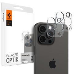 Folie Camera pentru iPhone 14 Pro / Pro Max / 15 Pro / Pro Max / 16 Pro / Pro Max (set 2) - Spigen Glas.tR Optik - Clear Folie Camera pentru iPhone 14 Pro / Pro Max / 15 Pro / Pro Max / 16 Pro / Pro Max (set 2) - Spigen Glas.tR Optik - Clear