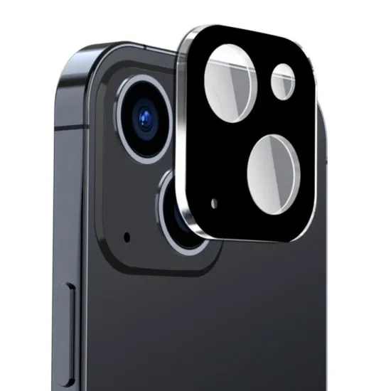 Folie Camera pentru iPhone 15 / 15 Plus - Techsuit Full Camera Glass - Black Folie Camera pentru iPhone 15 / 15 Plus - Techsuit Full Camera Glass - Black