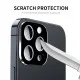 Folie Camera pentru iPhone 15 Pro / 15 Pro Max - Techsuit Full Camera Glass - Black Folie Camera pentru iPhone 15 Pro / 15 Pro Max - Techsuit Full Camera Glass - Black