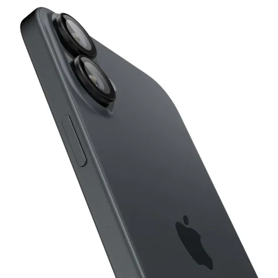 Folie Camera pentru iPhone 16 / iPhone 16 Plus (set 2) - Spigen Glas.tR Optik EZ Fit Pro - Black Folie Camera pentru iPhone 16 / iPhone 16 Plus (set 2) - Spigen Glas.tR Optik EZ Fit Pro - Black