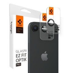 Folie Camera pentru iPhone 16e (set 2) - Spigen Glas.tR Optik EZ Fit Pro - Black Folie Camera pentru iPhone 16e (set 2) - Spigen Glas.tR Optik EZ Fit Pro - Black