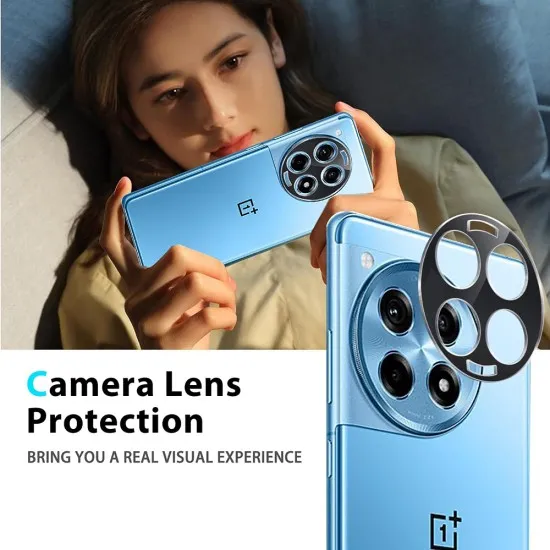 Folie Camera pentru OnePlus 12R - Techsuit Full Camera Glass - Black Folie Camera pentru OnePlus 12R - Techsuit Full Camera Glass - Black