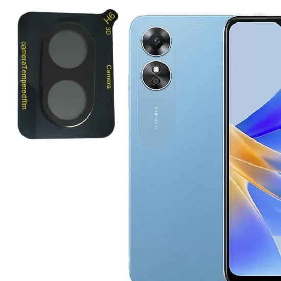 Folie Camera pentru Oppo A58 5G / A78 5G - Techsuit Full Camera Glass - Black Folie Camera pentru Oppo A58 5G / A78 5G - Techsuit Full Camera Glass - Black