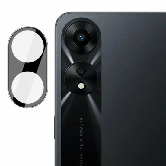 Folie Camera pentru Oppo A58 5G / A78 5G - Techsuit Full Camera Glass - Black Folie Camera pentru Oppo A58 5G / A78 5G - Techsuit Full Camera Glass - Black